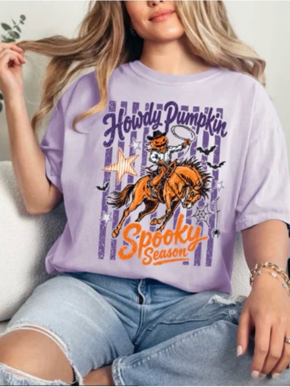 “Howdy Pumpkin" Spooky Season Graphic Tee